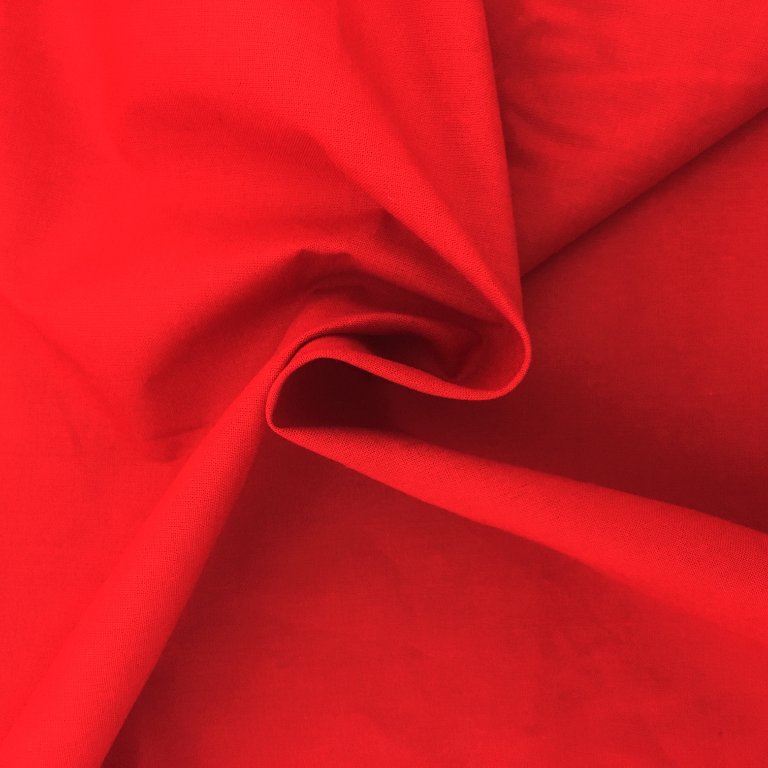 Plain red cotton fabric